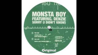 Monsta Boy  Sorry  Original UK Garage [upl. by Aihsenrad14]