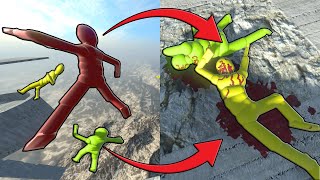 Euphoria NPCs Awesome Ragdoll Falling Physics CompilationRealistic Simulation  Overgrowth [upl. by Lezah]