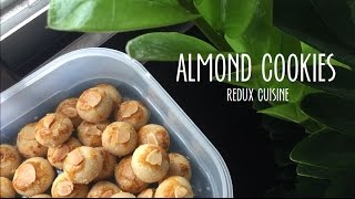 Almond Cookies CNY Bakes ♡  Redux Cuisine [upl. by Hplar]