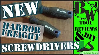 Harbor Freights NEW Quinn SCREWDRIVERS Review [upl. by Lund]