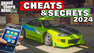 GTA 5  NEW 2024 CHEAT CODES amp SECRETS [upl. by Liauqram]