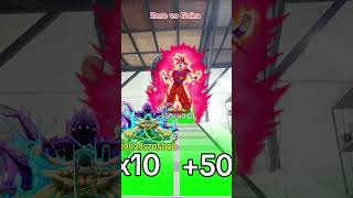 Can Zoro beat Goku ⁉️zorovsgoku zoro goku anime shortvideo [upl. by Auj]