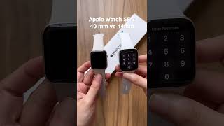 Apple Watch SE2 40mm vs 44mm Size Comparison Full Video On My Channel AppleWatch40 AppleWatch44 [upl. by Basile]