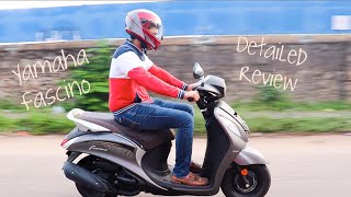 Yamaha Fascino 125 Hybrid Review  Positives amp Negatives Explained  Road Test  BikeWale [upl. by Drisko713]