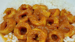 🦑 CALAMARES O POTA EN SALSA AMERICANA DE TOMA PAN Y MOJA 🥖  BEATRIZ COCINA [upl. by Fatima581]