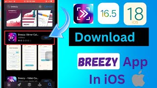 breezy movie app iphone  Get Breezy App In iOS  How to Download Breezy App On iOS Breezy App [upl. by Eniamert907]