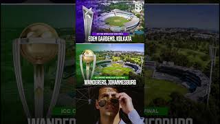 Venues of the next two World Cup finals shorts shortfeed cricket indiancricketer [upl. by Aneeg354]