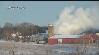 Cause of local dairy farm fire remains undetermined [upl. by Avah]