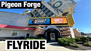 Riding FlyRide at Beyond the Lens in pigeon forge Tennessee [upl. by Ardelia53]