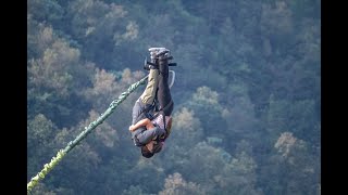 HighGround Adventures  Tandem Bungee Jump Pokhara [upl. by Okiron]