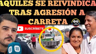 AQUILES SE REIVINDICA CON SEÑORA COMERCIANTE QUE METROPOLITANO LE DAÑARON SU CARRERA NOTICIAS RFE TV [upl. by Marika]