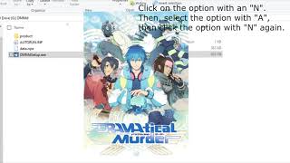 DRAMAtical Murder PC Installation [upl. by Radferd]