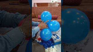 Balloon decoration ideas At home balloon decoration birthday diy party [upl. by Kelwin]