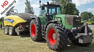 Pressing bales  Fendt 920 Vario  New Holland Bigbaler 1270 Plus  Balen persen  Schimmel  2018 [upl. by Enyrb862]