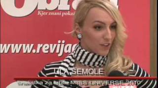 Ula Šemole Miss Universe Slovenije 2010 Candidate [upl. by Anihs]