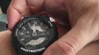 Casio Mens Gshock GA110C1AER unboxing [upl. by Combs]