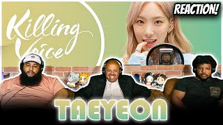 TAEYEONs killing voice live Reaction [upl. by Shurwood520]