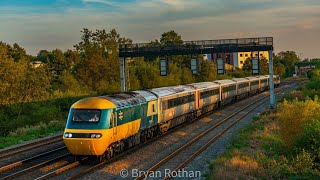 A farewell to Cross Country HSTs in Derbyshire [upl. by Anse950]