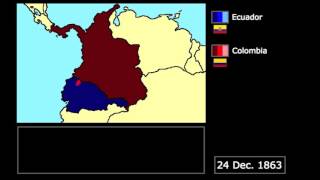 Wars The EcuadorianColombian War 1863 Every Day [upl. by Kenlee]