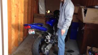 2001 fz1 with delkevic exhaust [upl. by Nadya]