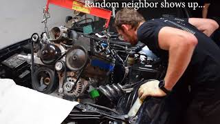 Will It Fit Time To Drop the LS1 Into My 240sx  LS1 240sx Build EP5 [upl. by Aytac]