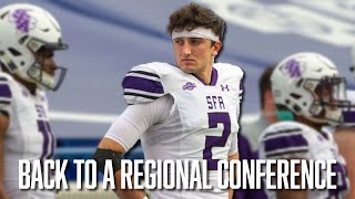 Michael McBroom SFA Leaves the WAC to Rejoin the More Regional Conference the Southland  CFB [upl. by Madriene]