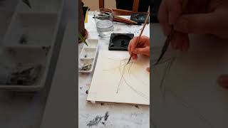 Dec 6 2017 Live Workshop on Painting orchid with Henry Li 23 [upl. by Phaidra]