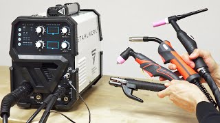 4 in 1 Multi Welder Plasma Cutter MIG TIG MMA STAHLWERK CTM250 ST  Unboxing and Test [upl. by Llenaej]