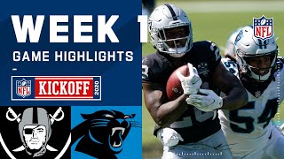 Raiders vs Panthers Week 1 Highlights  NFL 2020 [upl. by Wixted]