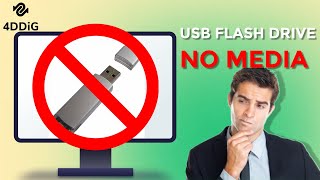 2024 UPDATE How To Fix USB No Media Flash Drive  Usb Flash Drive No Media  4 WAYS [upl. by Lainahtan]