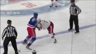 Paul Bissonnette vs Michael Rupp Jan 10 2012 [upl. by Nirrat470]