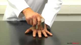 Superstrong neodymium magnets crushing a mans hand [upl. by Cantone118]