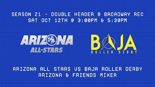 WFTDA Game Arizona Roller Derby vs Baja Roller Derby 20241012 [upl. by Leirda]