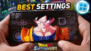 Dragon Ball Sparking Zero On Android  Winlator Emulator  45 FPS  Best Settings [upl. by Heiney]