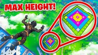 Max Height HUMAN DARTS in Fortnite [upl. by Freud]