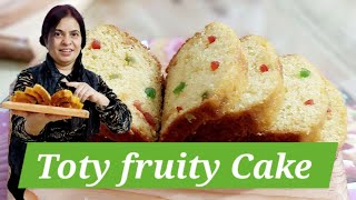 Easy Toty Fruity cake Recipe  Trendy Toty fruity  Soaft and yummy Toty Fruity tea time special [upl. by Tybald]