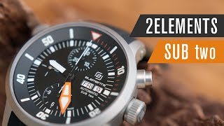 Die BESTE Taucheruhr Chronograph Mein Test und Kaufberatung der 2Elements SUB two [upl. by Stanfield]