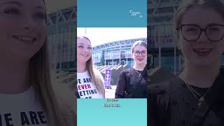 Taylor Swift fans ahead of Wembley concert [upl. by Patience]