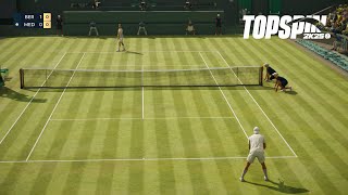 Top Spin 2K25  Matteo Berrettini Vs Daniil Medvedev I Wimbledon I Legend Difficulty PS5 [upl. by Mamie86]