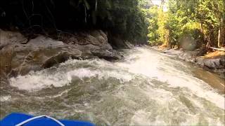 Gopeng Adeline Villa Rumah Rehat White Water Rafting Waterfall Abseiling with GoPro [upl. by Zurkow]