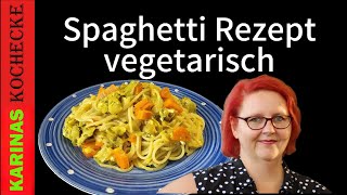 Histaminarm amp lecker Einfaches SpaghettiRezept mit cremiger Käse  Soße als Resteverwertung [upl. by Eimaral]