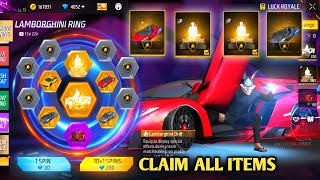 LAMBORGHINI RING EVENT TODAY FREE FIRE NEW EVENT FF NEW EVENT TODAY NEW FF EVENTGARENA FREE FIRE [upl. by Rhiamon218]