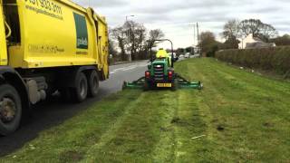 Our New Ransomes HR 6010 batwing mower [upl. by Ahsii]