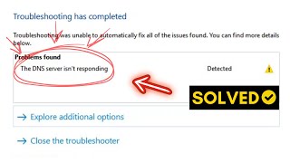 How to Fix DNS Server Not Responding  Quick and Easy Solutions [upl. by Brooking]
