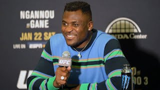 Francis Ngannou Details Knocking Out Ciryl Gane in Sparring Years Ago  UFC 270 [upl. by Singer]