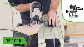 Festool TV Folge 126 Arbeiten mit der OF 1010 und Führungsschiene [upl. by Nuncia]