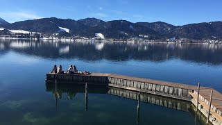 Winter 2019 Ausflug nach Tegernsee mit dem BOB Bayerische Oberlandbahn [upl. by Timmi]