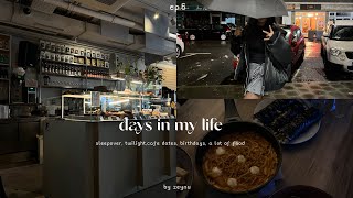 ep6 days in my life🍵 sleepover twilight cafe dates birthdays a lot of food etc 𓍢ִ໋🌷͙֒ [upl. by Lanoil]