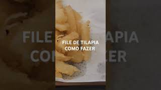 FILE DE TILAPIA FRITO delicious delicia receitas saboroso peixes tilapia [upl. by Atival792]