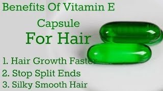 Benefits of vit  E capsule for hair Hairgrowth preconditioner viralvideo 3in1ABCHTN official ✨ [upl. by Namyw]